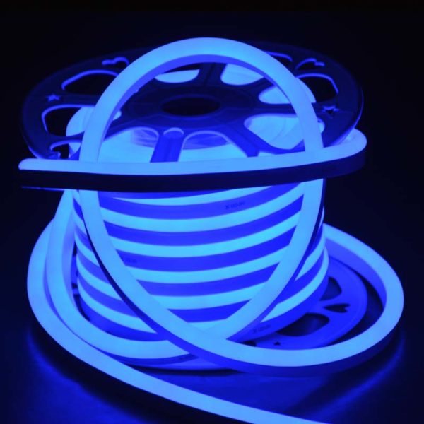 led neon blue
