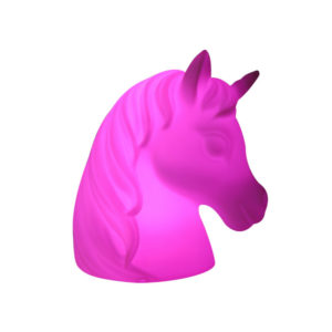 led unicorn lamp | 12 inch RGB Unicorn Night Light Lamp IP65 Waterproof Unicorn LED Party Decoration