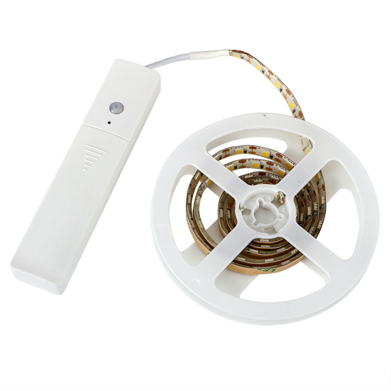 PIR Motion Sensor AAA Battery Powered LED Strip Under Cabinet Light Kit Outdoor LED Lights LEDVV