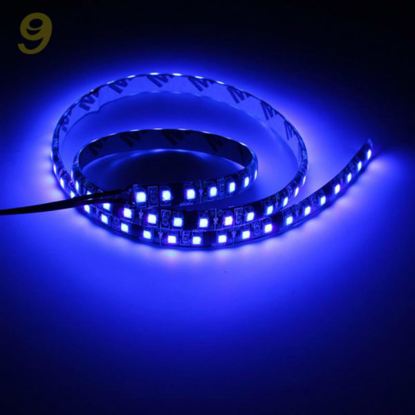 tira llevada uv 254nm | Tira LED UV Púrpura UV C Germicida Púrpura Led Tira de luz 254nm 360nm 365nm 455nm Tiras LED UV