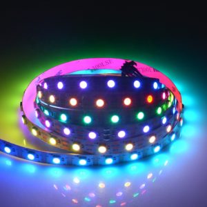 Bandă LED LC8812B | WS2812B SK6812 APA104 LC8812B 5050 RGB, culoare adresabilă, LED inteligentă bandă de lumină DC5V