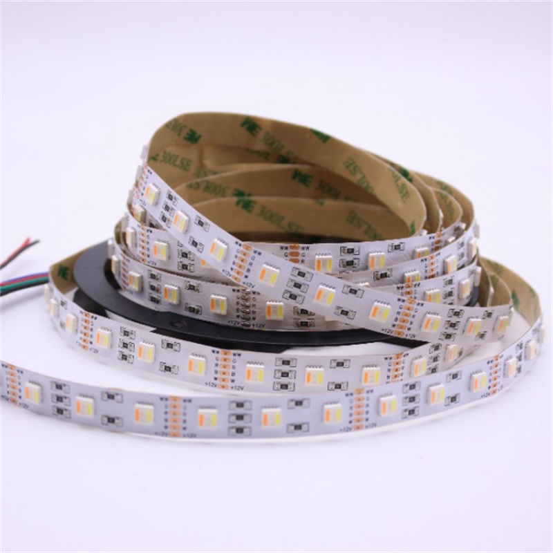 rgbww led remsa | 164ft 2700K 6000K 12V Ändra färg RGBCCT Fullfärg LED Strip-ljus Dimbar RGBWW SMD 5050 5 Pin Strips