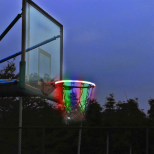 Světlo na basketbalový rám