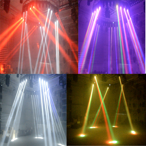 Moving Head Stage Lights | Pro Dj Disco Event Lighting 4X32W RGBW 4in1 LED 4Heads DMX Sharp Dj Beam Bar Moving Head Stage Lights For Stage Equipment Set