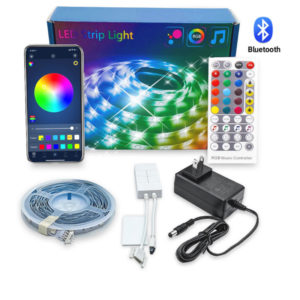 bluetooth led light strips | 10m 15m 20m 30m Dream Colour RGB LED Light Strip with Remote Bluetooth Control Music LED Strip Set