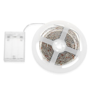 Tira LED de batería | Tira de luces LED Tira de luces con pilas 3000K6000kBlue DC 5V Cinta de LED Tira con pilas Impermeable