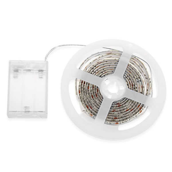 Bande LED de batterie | Bande LED à piles Bande lumineuse 3000K6000kBlue DC 5V LED Bande à piles Bande étanche