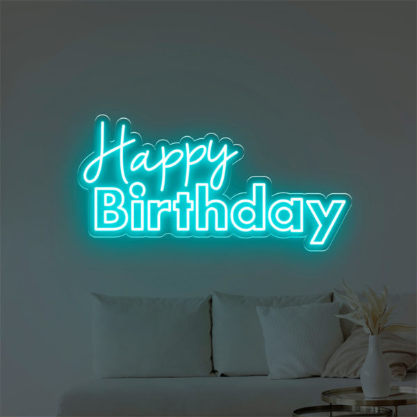 LED Neon Signs | Drop Shipping Custom Remote Controlled Neon Sign Happy Birthday Wholesale Light Up Acrylic Custom LED Neon Letter