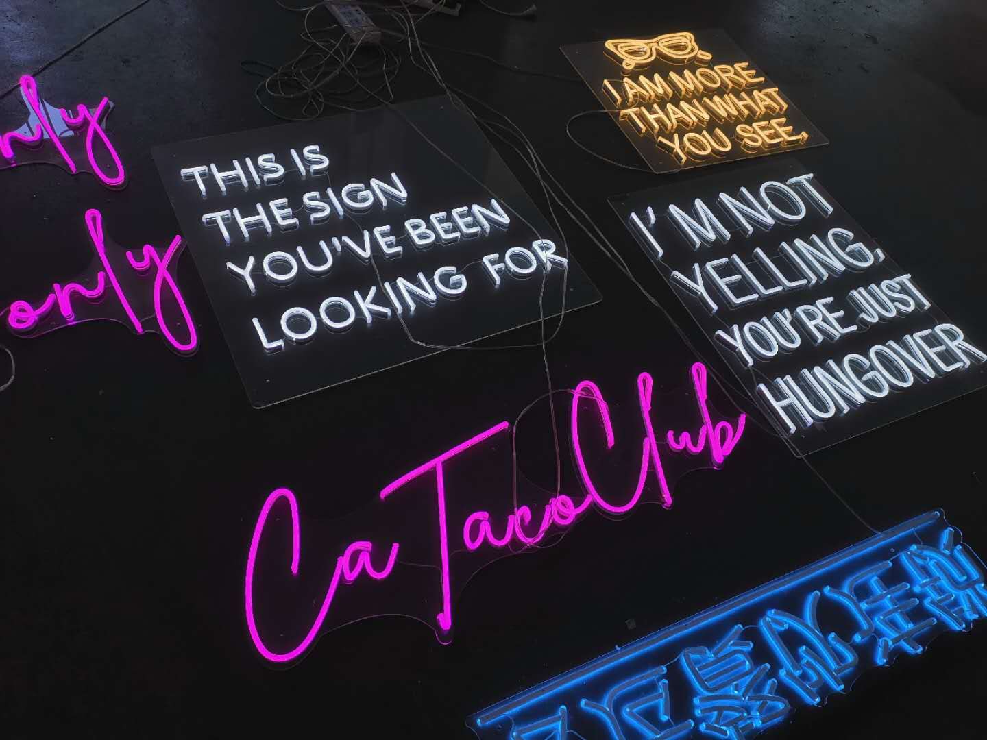 Neon Sign | Neon Acrylic Glasses Display Imitation Drop Shipping Traditional Neon Sign Glass Tube Letters Words