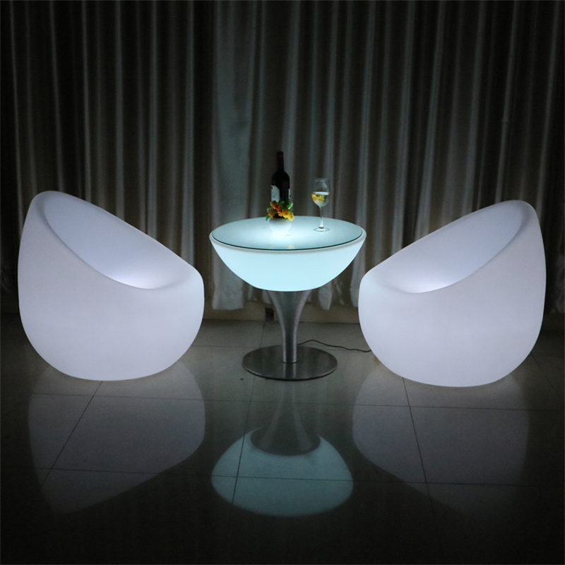 LED Light Sofa | Italy Home LED Sofa Set Furniture Wholesale 16 Colors Change Rechargeable Living Room Light up Sofa