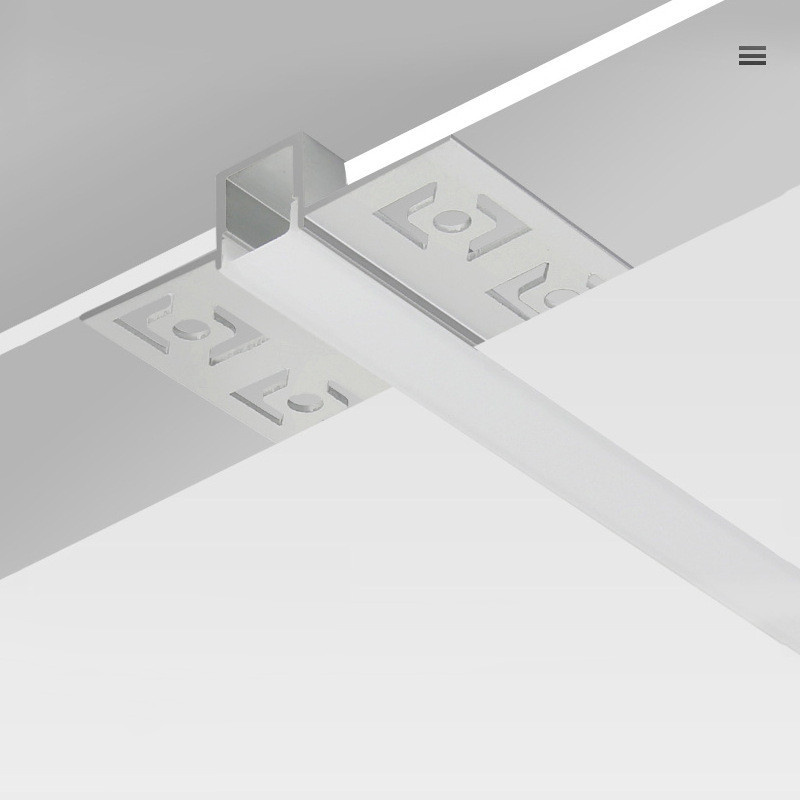 LED Lineaire Verlichting | Ingebed gemonteerd LED-lineair licht Slaapkamer Keuken Woonkamer Muur LED Aluminium profielkanaal