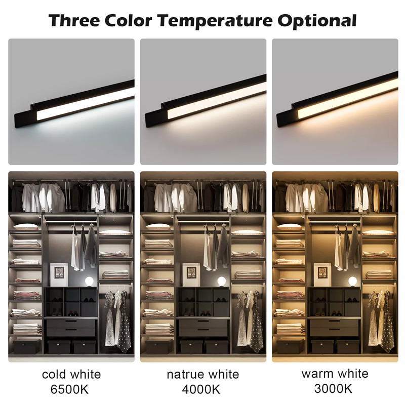 | Removable LED Recessed Stealth Cabinet Wardrobe Closet Light LED Kitchen Bookcase Counter Lamp