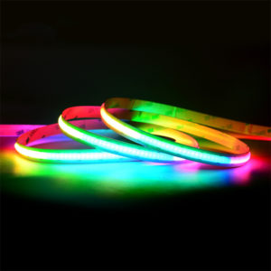 Smart COB LED Strip | 648leds Per Meter COB RGBW Strip Smart Under Cabinet Addressable RGB LED COB Strip Lights 12V