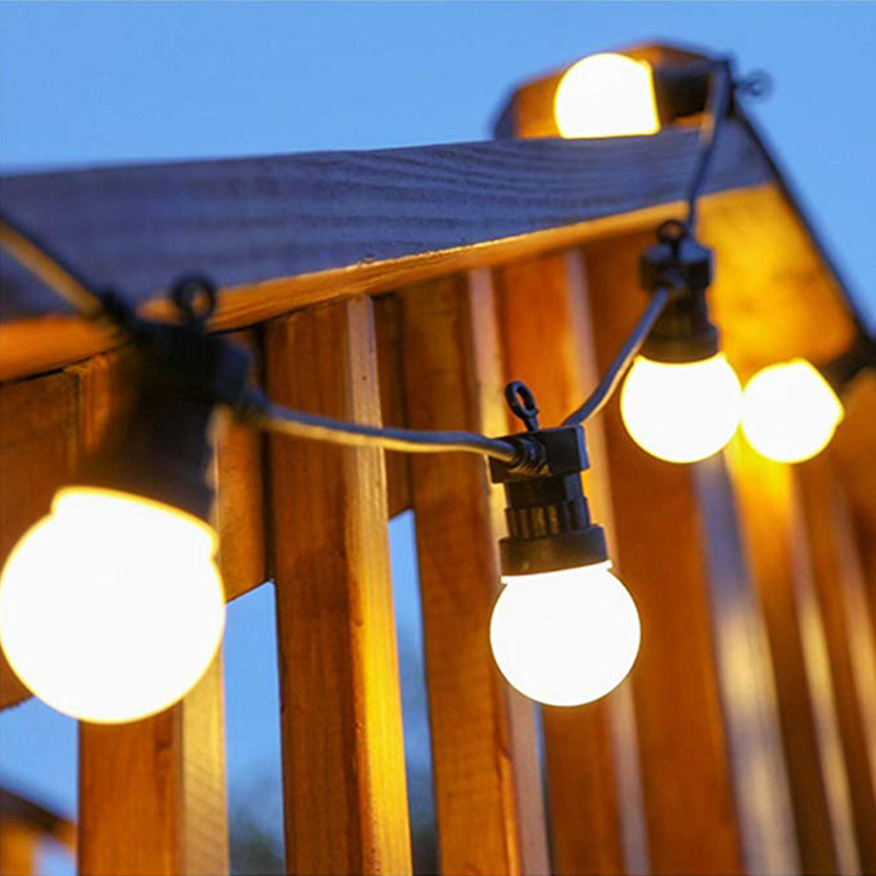 g50 led pære | G50 Globe Solar String Lights Utendørs Fest Hage Bakgård Julekafé Globe Lyspære Strings