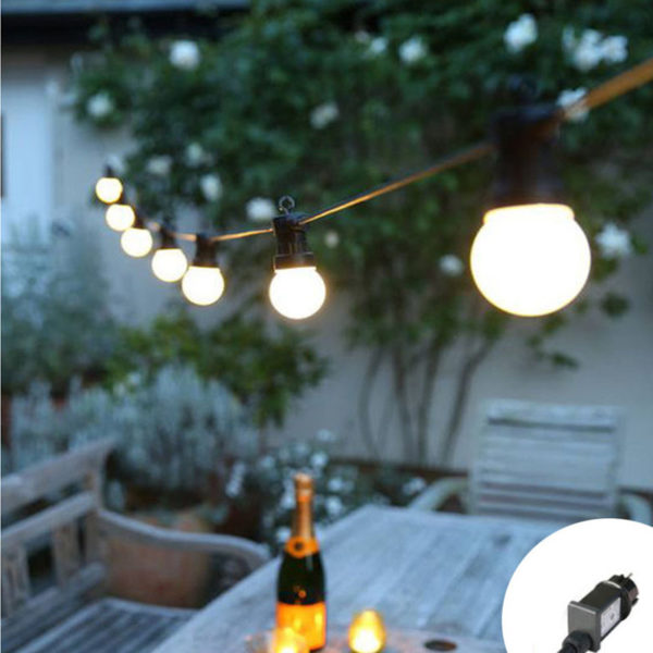 g50 string light | G50 Globe Solar String Lights Outdoor Party Garden Backyard Christmas Cafe Globe Light Bulb Strings