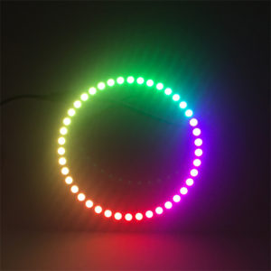 ws2812b lysdioder pixelring | Fullfärg LED-ring DMX DC5V WS2812B WS2812 Adresserbar rund ring Pixel LED-ljusremsa