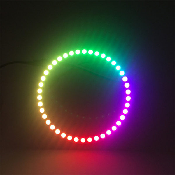 ws2812b leds pixel ring | Full Color LED Ring DMX DC5V WS2812B WS2812 Addressable Round Ring Pixel LED Light Strip