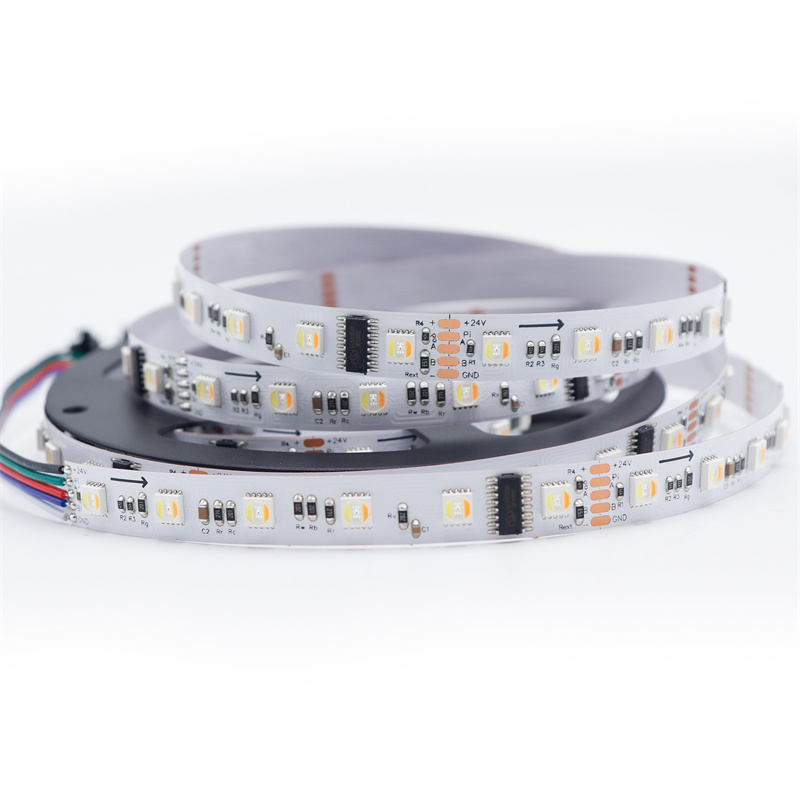 Bande LED 96W RGB+WW 4 en 1 24V IP68 SMD5050 5M