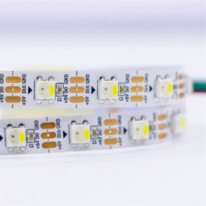 Tira LED RGBW 6812IC | 5050RGBW incorporado 6812ic Tira de luces LED mágicas de bajo voltaje 5v SMD Luces de tira LED de persecución programables