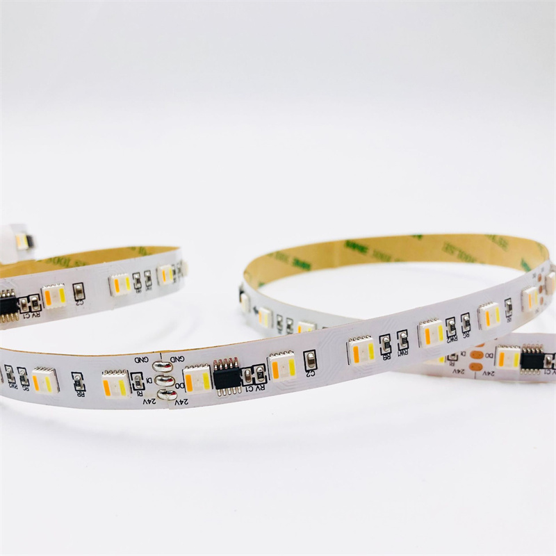 rgbww pixellint | 24V 5050RGBWW 5 in 1 Magic Color LED Soft Light Strip Adresseerbare LED Strip Light RGBCCT