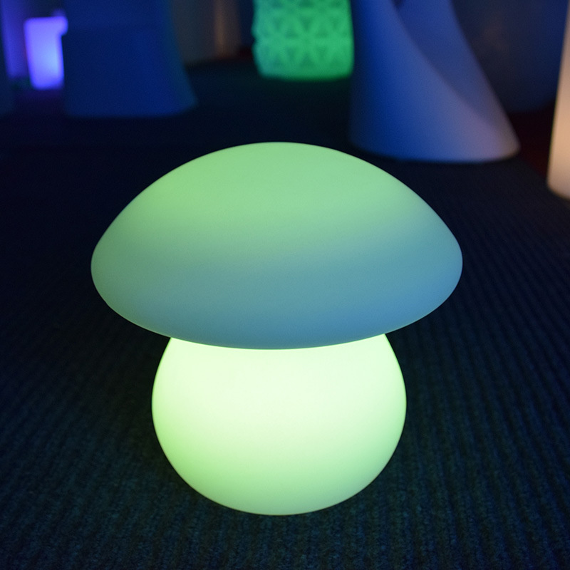 led mushroom lamp | Cordless Portable LED Mushroom Table Lamp Battery Rechargeable Restaurant Table Light