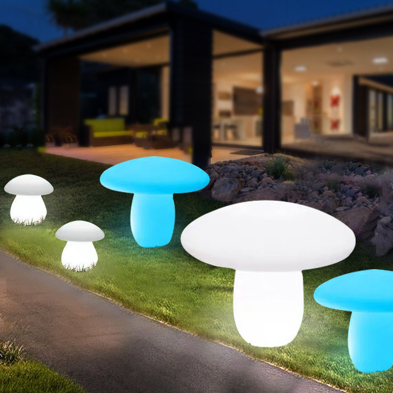 mushroom floor lamp | Cordless Portable LED Mushroom Table Lamp Battery Rechargeable Restaurant Table Light