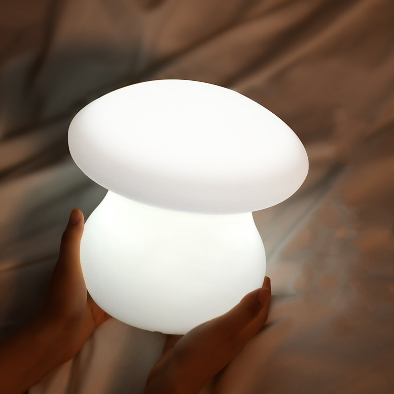 mushroom rechargeable lamp | Cordless Portable LED Mushroom Table Lamp Battery Rechargeable Restaurant Table Light