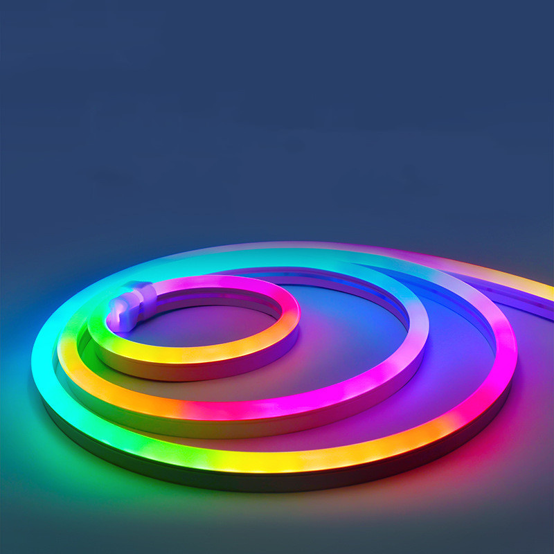addressable neon flex | New Design Time Tunnel LED Light Neon Strip Pixel dmx512