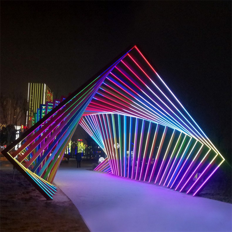 time tunnel led light for tunnel | New Design Time Tunnel LED Light Neon Strip Pixel dmx512