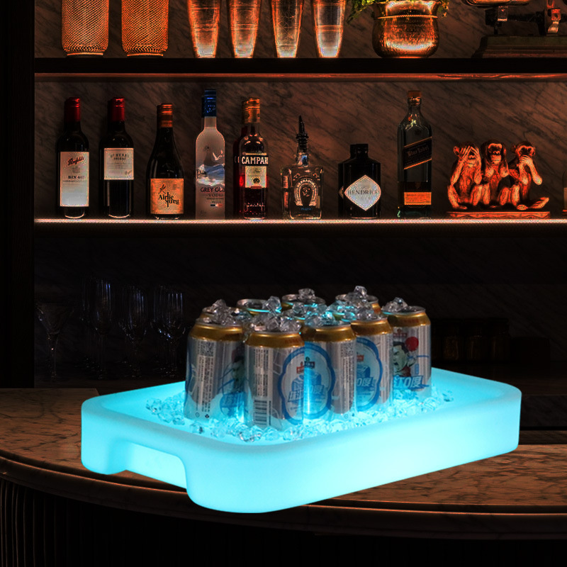serving tray with led lighting
