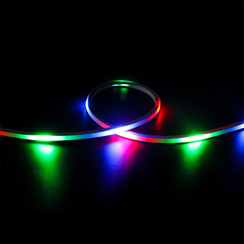 1010 Neon Flex LED Dream Color | 10x10mm Flexible LED Neon Strip Light Rope 90leds Chasing Color Neon Light