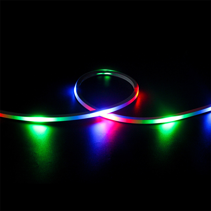 1010 Neon Flex LED Dream Color | 10x10mm Joustava LED Neon Strip Light Köysi 90 leds Chasing Color Neon Light