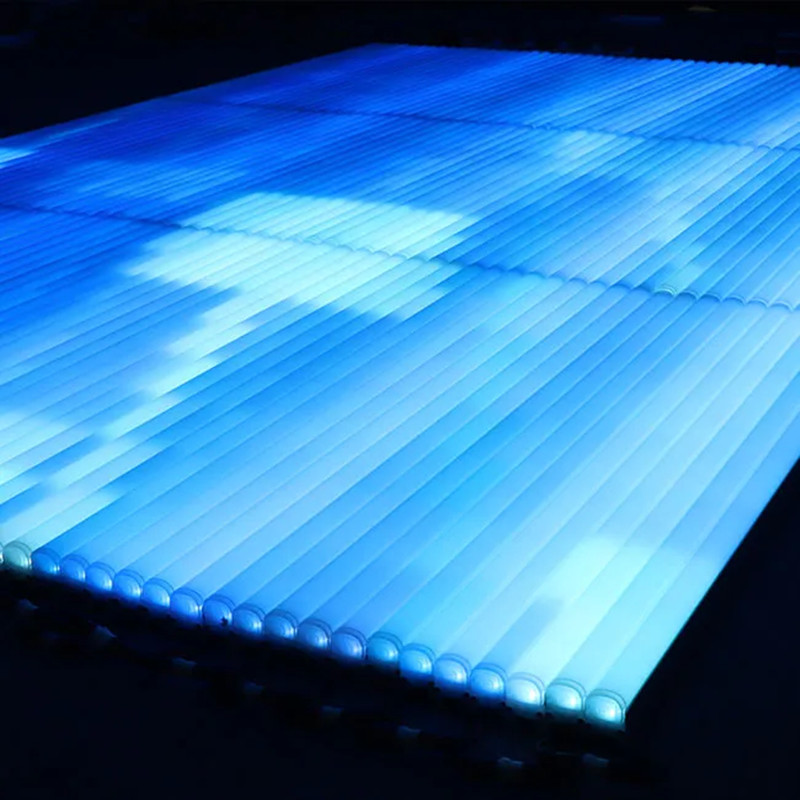 Byggnadsdekorationsljus | DMX RGB LED Tube Line Light Reklam Display Utomhus byggnad Fasad LED linjärt ljus