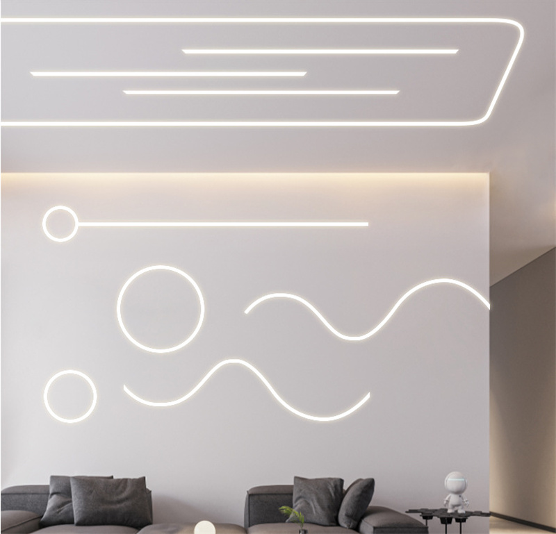 Neon Wall Light | Seperated Neon Tube Recessed Silicone LED Flex Neon Light Tube Cover