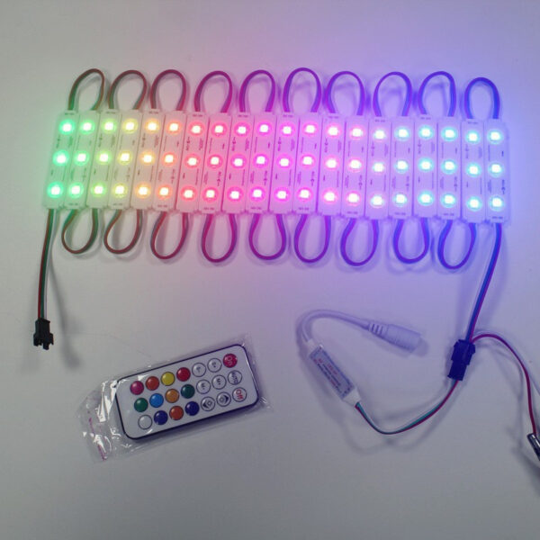 led module pixel light | Smart IC Waterproof LED Pixel Module Injection Mini 3SMD WS2811 RGB LED Pixel Lights