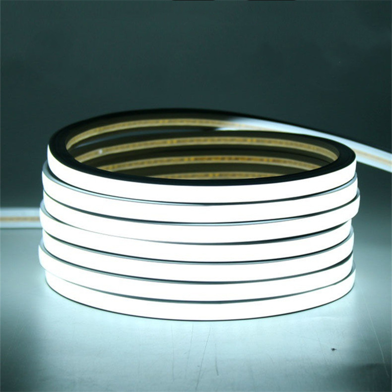 tube néon conduit | Applique murale extérieure en silicone intégrée de 10 mm IP68 2835 LED Neon Strip LED Rope Lighting 6000K