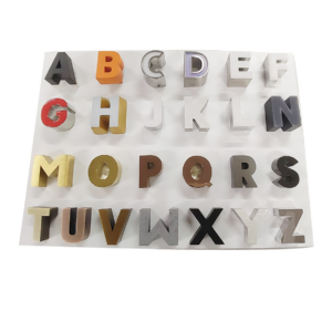 Boîte d'échantillons d'alphabet LED