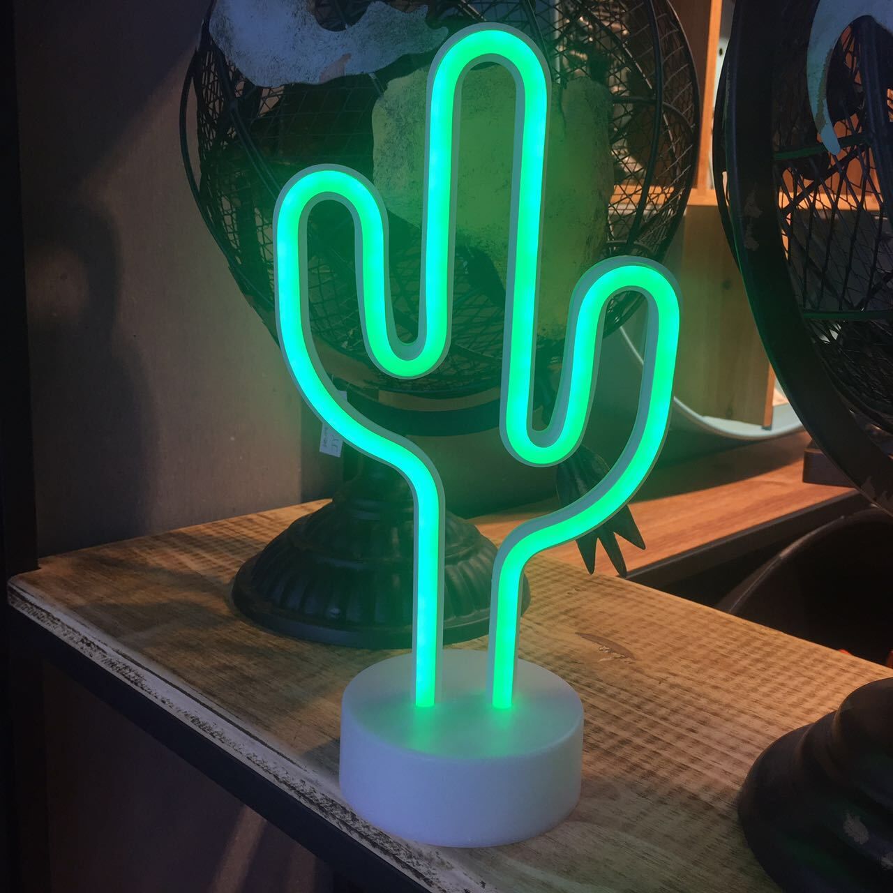 LED Cactus Neon Sign