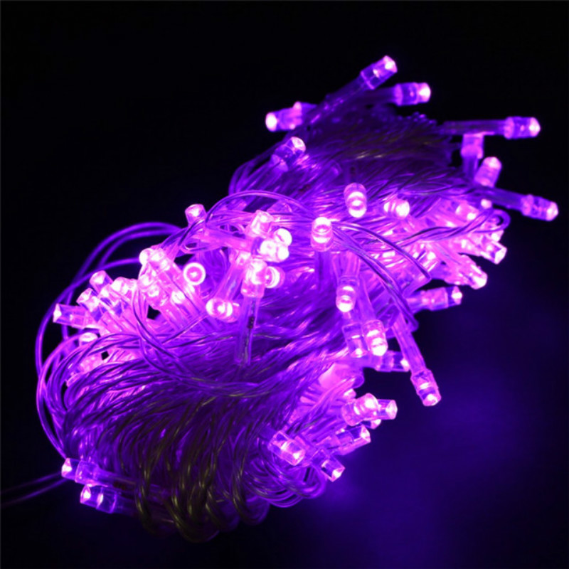 cordão de led roxo | Corda de luzes LED rgb para decoração com cabo de PVC multicolorido Corda LED de luz confiável e eficiente em termos de energia