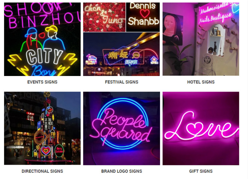 Neon Sign Applications