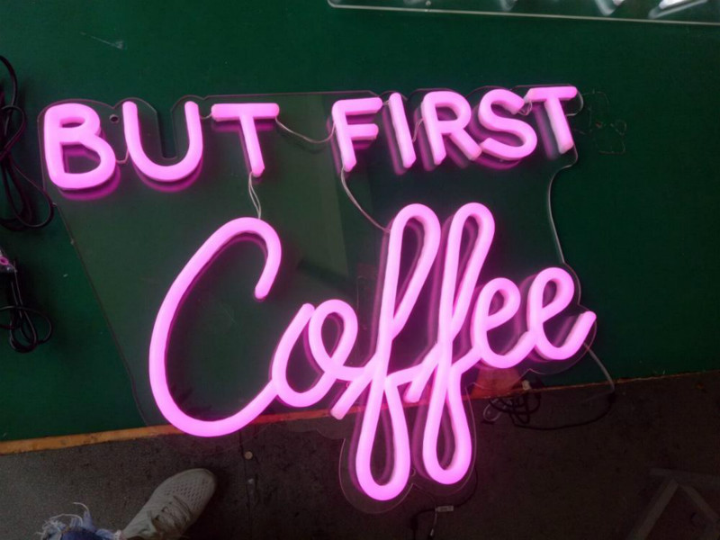 neon flex skilt | DC12V Kina Custom Cafe Coffee Shop Akryl Neon Skilt Dekorativ LED Neon Flex Letter