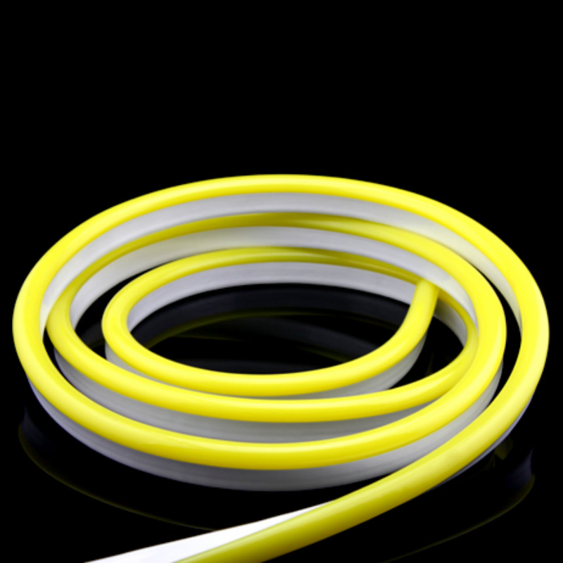 żółta neonowa dioda flex | Wysoka jasność 6mm 8mm Silikon Neon Flex 12v 25cm Cięcie Elastyczny pasek neonowy Tube Light