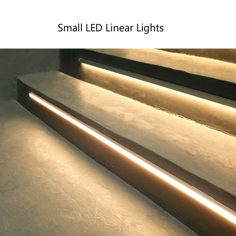 Kleine LED Liner Step Light | Volledige kleuren RGB-trapverlichting Muur Automatische trapverlichting Controle Projectinstallatie Slimme sensor LED-trap