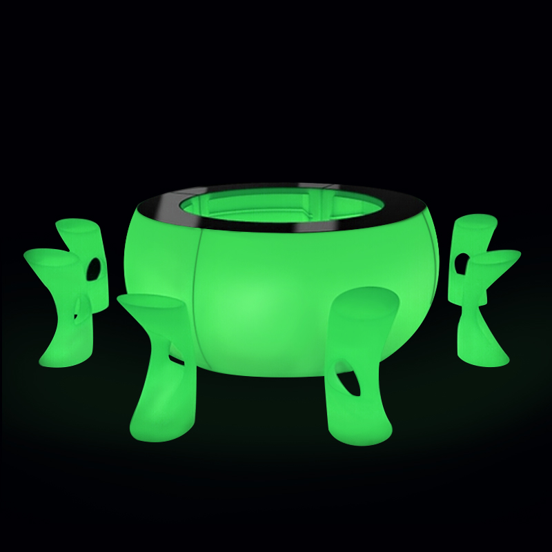 led light bar table