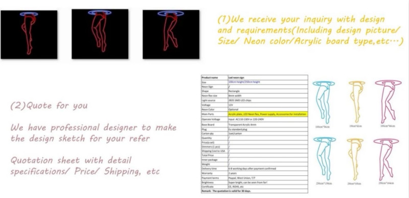 How to order Neon Sign