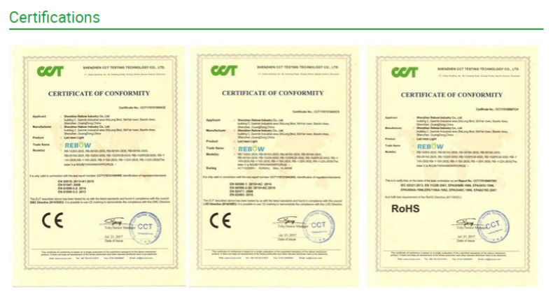 Neon Sign Certification