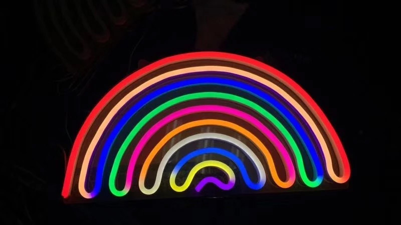 led letter sign neon